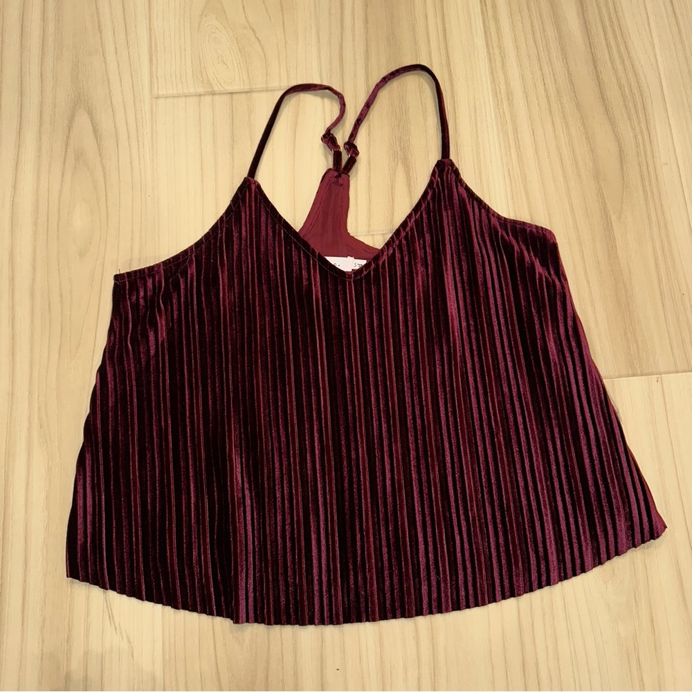 Velvet tank top